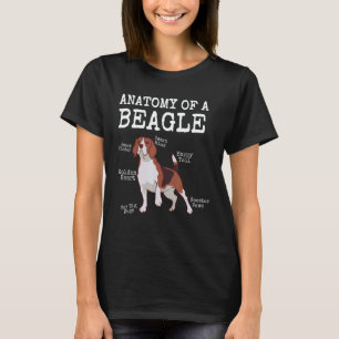 Anatomy of a Beagle Dog   Sayings T-Shirt