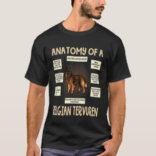 Anatomy Of A Belgian Tervuren Puppy T-Shirt