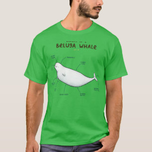 Anatomy of a Beluga Whale T-Shirt