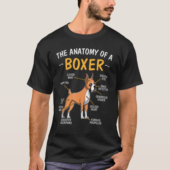 Anatomy Of A Boxer For Dog T-Shirt (Front)