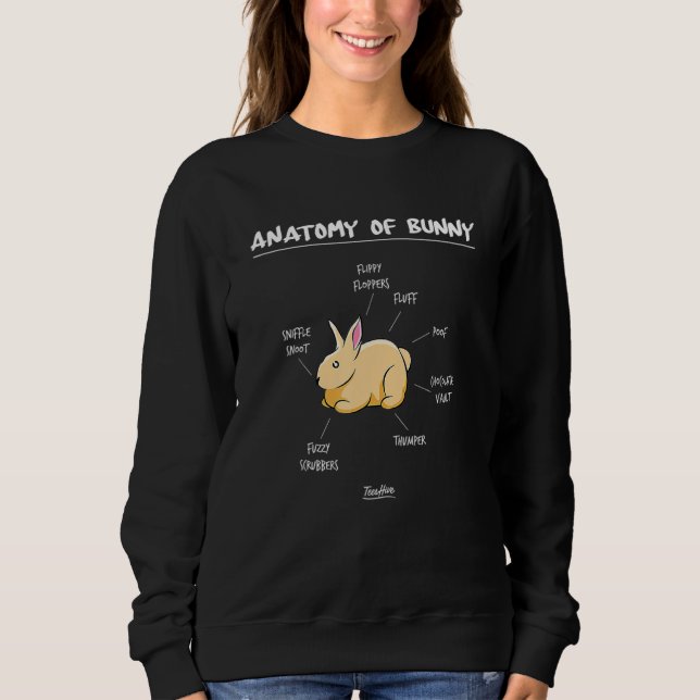 Anatomy of a Bunny Rabbit Sweatshirt (Front)