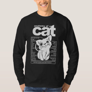 Anatomy Of A Cat Cats Kitten Kitty T-Shirt