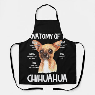 Anatomy Of A Chihuahua For Dog Lovers Apron