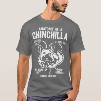 Anatomy Of A Chinchilla Chinchillas T-Shirt