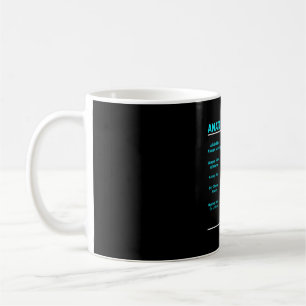 Anatomy of a cna – funny cute anatomy of a nurse coffee mug