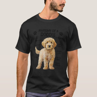 Anatomy Of A Doodle Dog Doodle Owner Goldendoodle T-Shirt