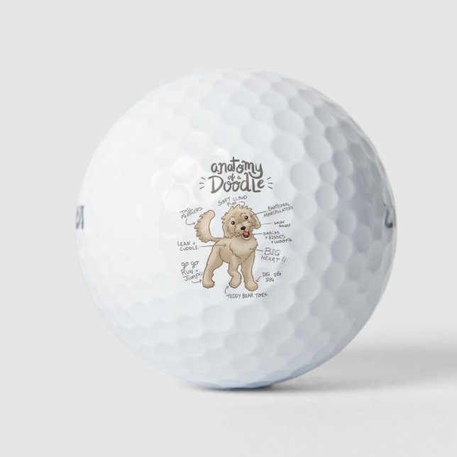Anatomy of a Doodle Golf Balls (Front)