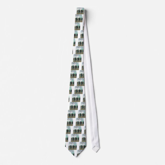 Anatomy Of A facebook Post Funny Tie (Front)