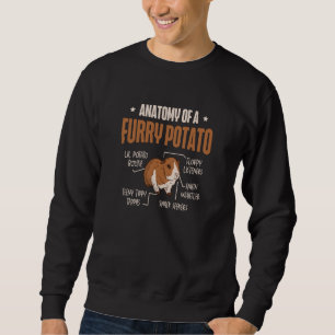 Anatomy Of A Furry Potato Guinea Pig  2 Sweatshirt