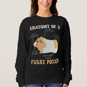 Anatomy Of A Furry Potato Guinea Pig  Clothing 1 Sweatshirt