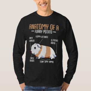 Anatomy Of A Furry Potato Guinea Pig Household Pet T-Shirt