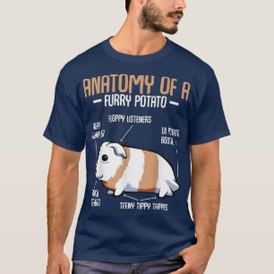 Anatomy Of A Furry Potato Guinea Pig Household Pet T-Shirt