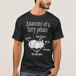 Anatomy of a furry potato  Guinea Pig  T-Shirt