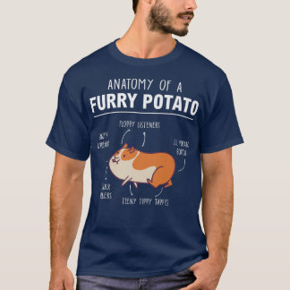 Anatomy OF A Furry Potato Outfit For Guinea Pig Lo T-Shirt