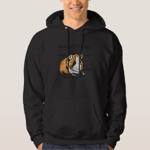 Anatomy Of A Furry Potatoe Graphic Owner Pet Cavy  Hoodie