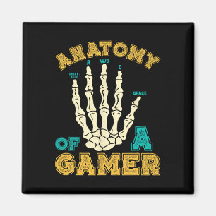 Anatomy Of A Gamer Gaming Hand Games Video Game Ga Magnet
