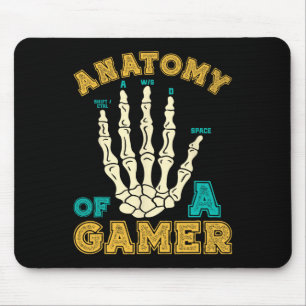 Anatomy Of A Gamer Gaming Hand Games Video Game Ga Mouse Pad