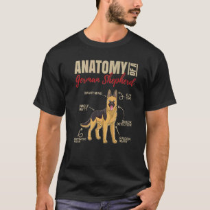 Anatomy Of A German Shepherd Dog T-Shirt