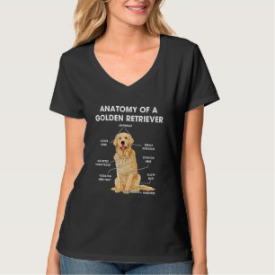 Anatomy of a Golden Retriever Dog T-Shirt