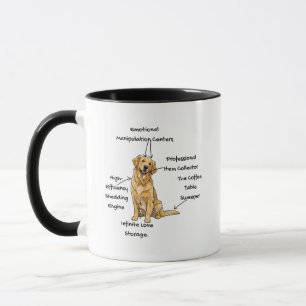 Anatomy of a Golden Retriever - Funny Dog Mom/Dad Mug
