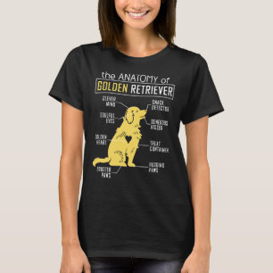 Anatomy Of A Golden Retriever T-Shirt