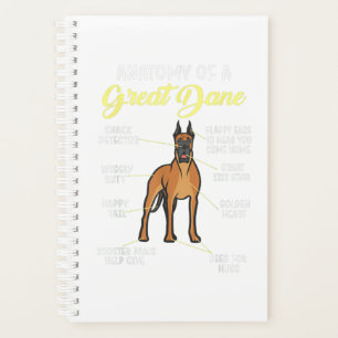 Anatomy Of A Great Dane  Dog Lover Planner