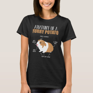 Anatomy Of A Guinea Furry Potato Pet Parody Graphi T-Shirt