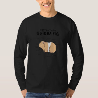 Anatomy Of A Guinea Pig Graphic Owner Pet Cavy Ani T-Shirt