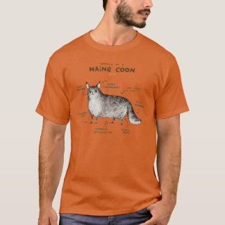 Anatomy of a Maine Coon T-Shirt