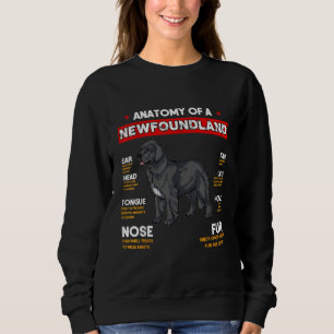 Anatomy Of A Newfoundland Dogs Lovers Sweatshirt