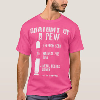 Anatomy Of A Pew  Funny Weapon Gun Bullet-Proof Gi T-Shirt