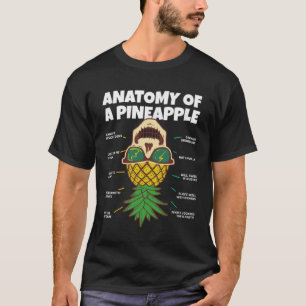 Anatomy of a Pineapple  Upside Down Pineapple Swin T-Shirt