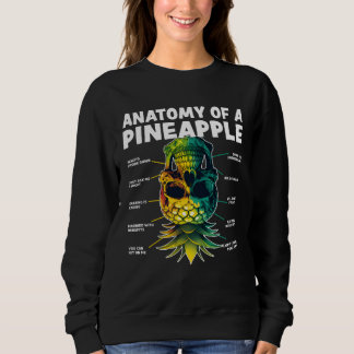 Anatomy of a Pineapple Upside Down Pineapple Swing Sweatshirt