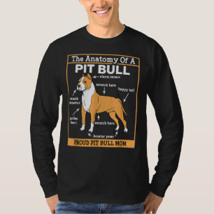 Anatomy Of A Pit Bull For Moms T-Shirt