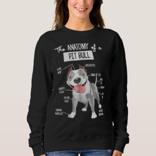 Anatomy Of A Pitbull Dog Lover  Sweatshirt