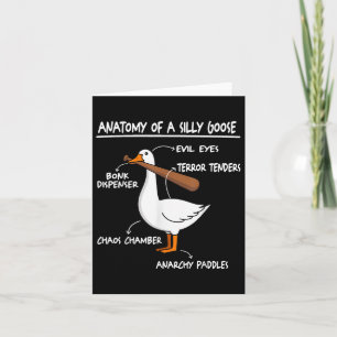 Anatomy Of A Silly Goose  Card