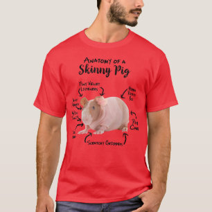 Anatomy of a Skinny Guinea Pig T-Shirt