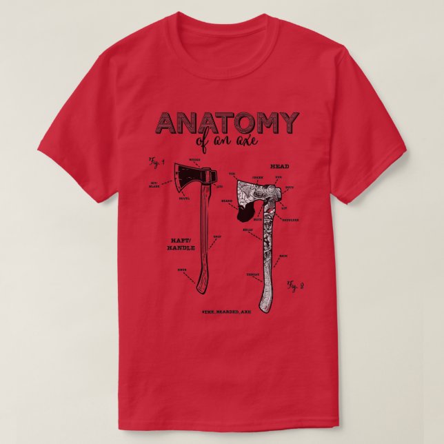 Anatomy of an Axe T-Shirt (Design Front)