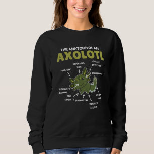 Anatomy Of an Axolotl Sweet Axolotl Explanation 2 Sweatshirt