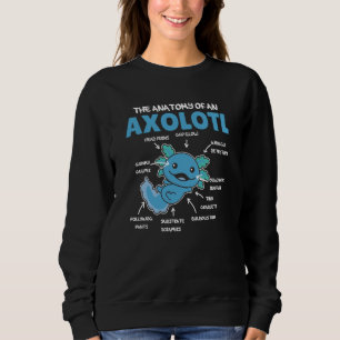 Anatomy Of an Axolotl Sweet Axolotl Explanation 3 Sweatshirt