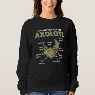 Anatomy Of an Axolotl Sweet Axolotl Explanation 5 Sweatshirt
