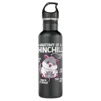 Anatomy Of Chinchilla Chinchilla 710 Ml Water Bottle