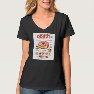 Anatomy of Doughnut Retro Japanese Food Aesthetic  T-Shirt