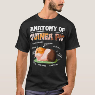 Anatomy Of Guinea Pig Cute Furry Potato Mom Cavy M T-Shirt