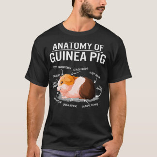 Anatomy Of Guinea Pig Cute Furry Potato Mum Cavy M T-Shirt