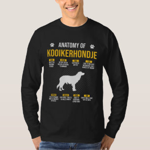 Anatomy Of Kooikerhondje Dog T-Shirt