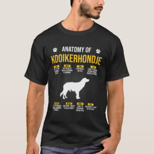 Anatomy Of Kooikerhondje Dog T-Shirt