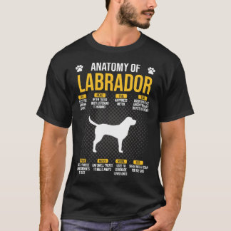 Anatomy Of Labrador Dog T-Shirt
