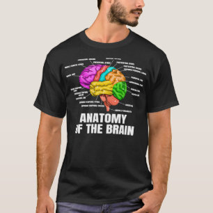 Anatomy Of The Brain  Medical Science and Physiolo T-Shirt