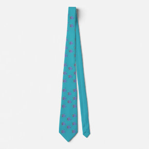 Anatomy of the Eye Tie Bright Blue